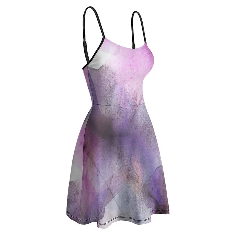 Women's Sling Dress Watercolour