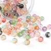 Ink Drop Crystal Glass Round Beads DIY Bracelet