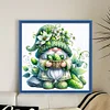 Cucumber Gnome - 11CT Stamped Cross Stitch - 45*45cm