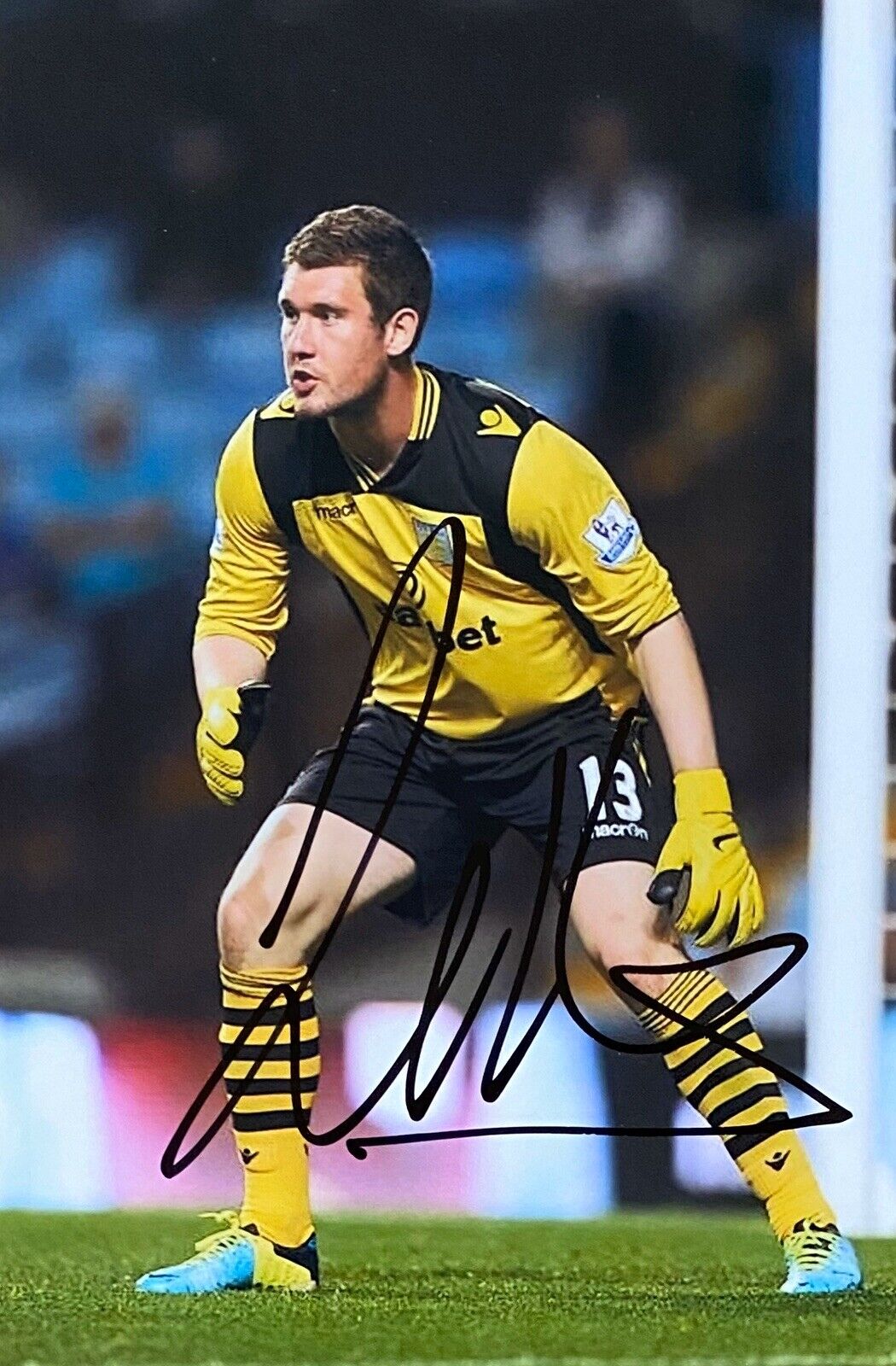 Jed Steer Hand Signed 6X4 Photo Poster painting - Aston Villa 2