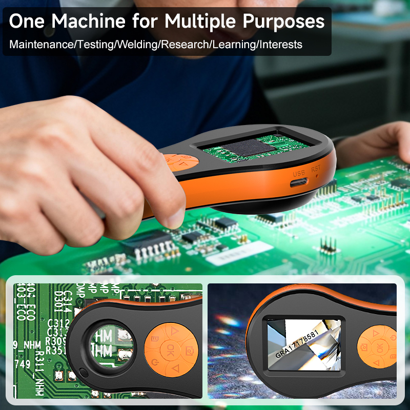 Likron Watches Likron Handheld Digital Microscope with 20-inch IPS Screen