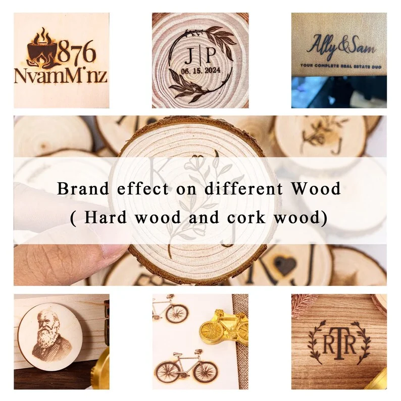 Custom Branding Iron For Wood, Durable Personalized Logo Metal Branding Iron