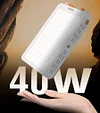LEEKAI P40 dual color temperature portable fill light 40w pocket light live camera photography light