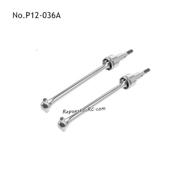 UDIRC UD1202 Repuestos coches RC Eje de Transmisi&oacute;n de Metal CVD P12-036A
