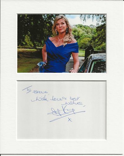 Claire King emmerdale genuine authentic autograph signature and Photo Poster painting AFTAL COA