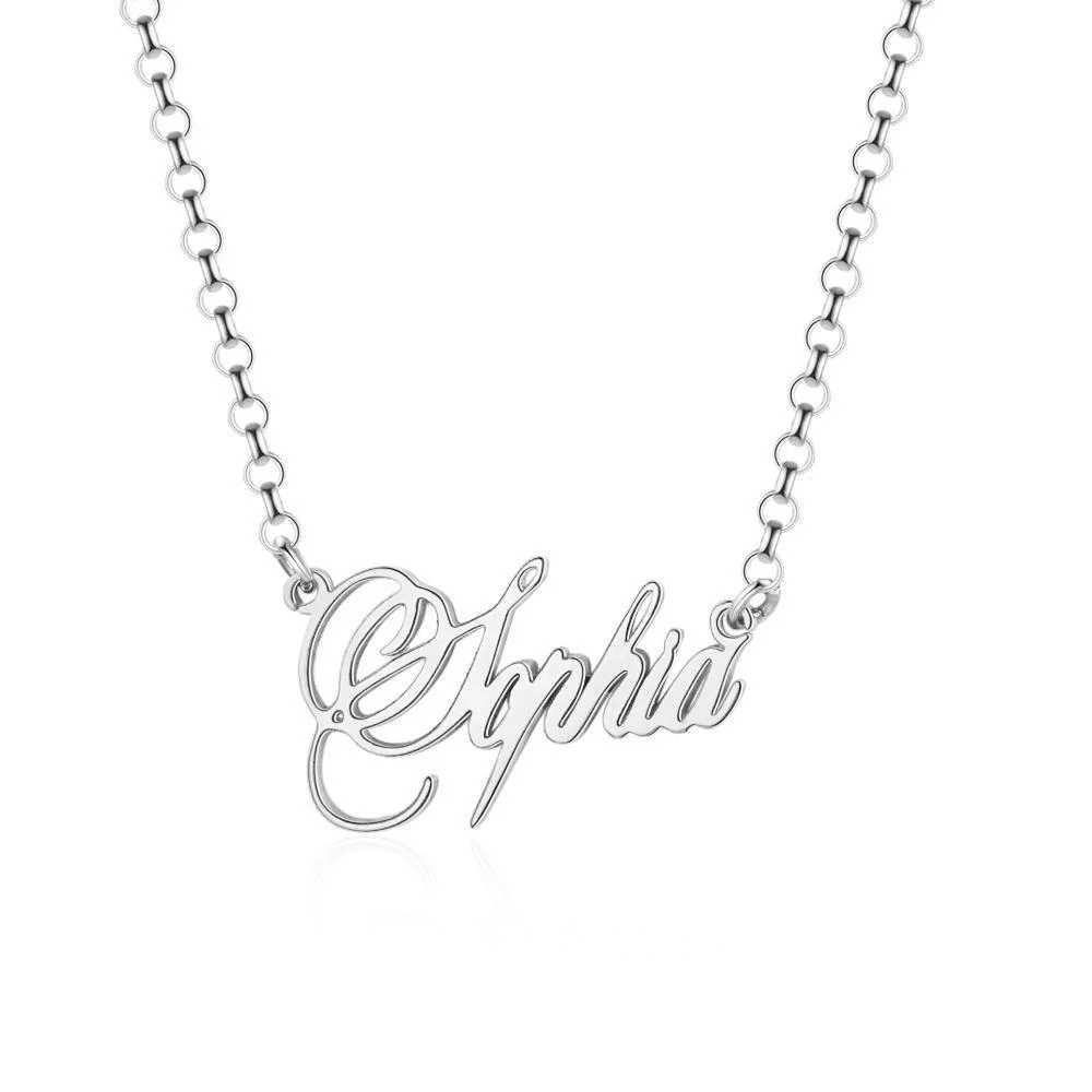 Stylisches Geschenk Namenskette Personalisierte Halskette Kettenmachen