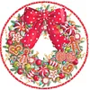 Christmas Wreath - 11CT Stamped Cross Stitch - 40*40cm - Xmas