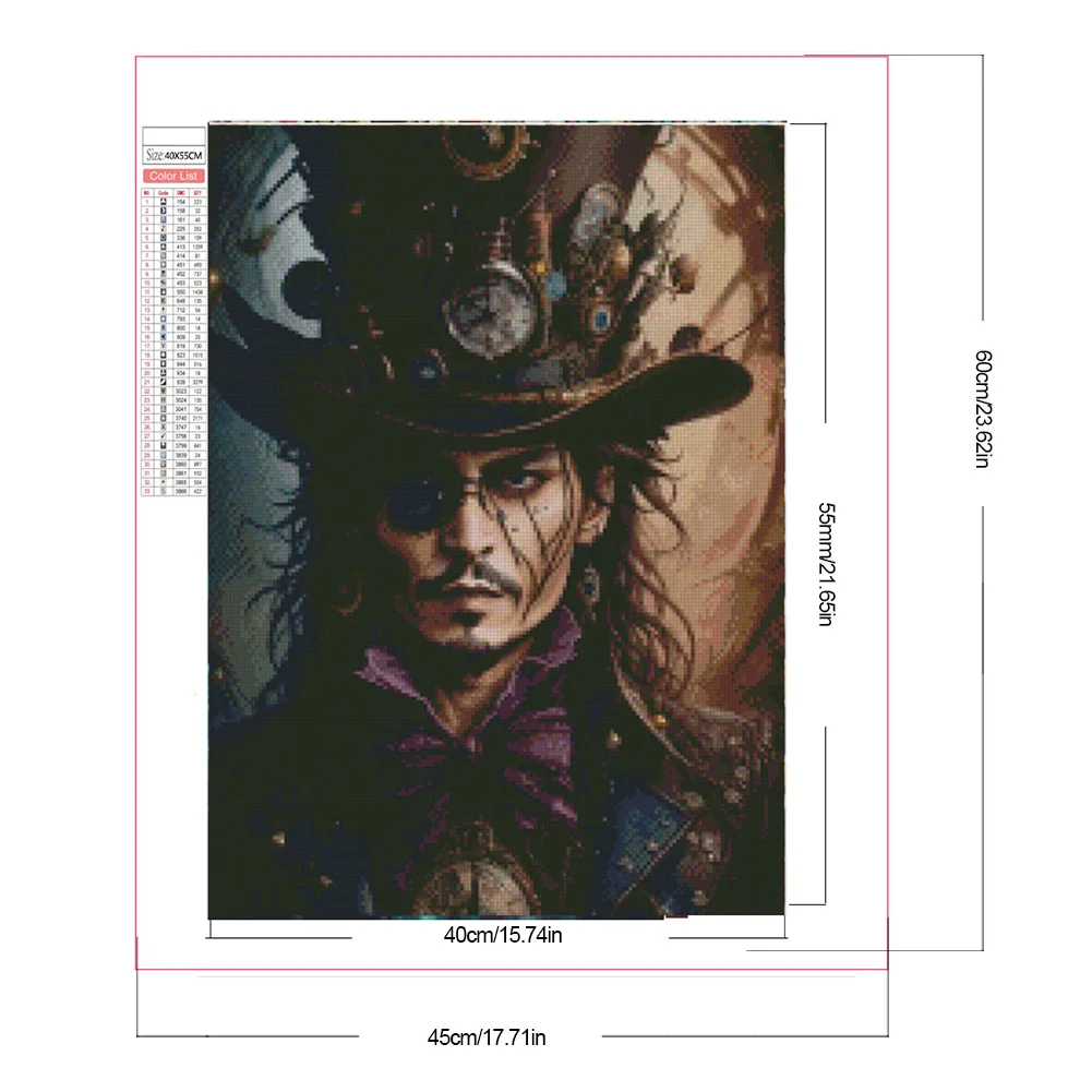 Partial AB Diamond Painting - Full Round Drill - Machinist(Canvas|45*60cm)