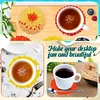 8pcs/set DIY Special Shape Diamond Painting Coasters Kits ( Large Flower)