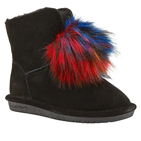 Wow!! | Today’s Special 49% OFF | Suede Sheepskin Pom Pom Boot with NeverWet™