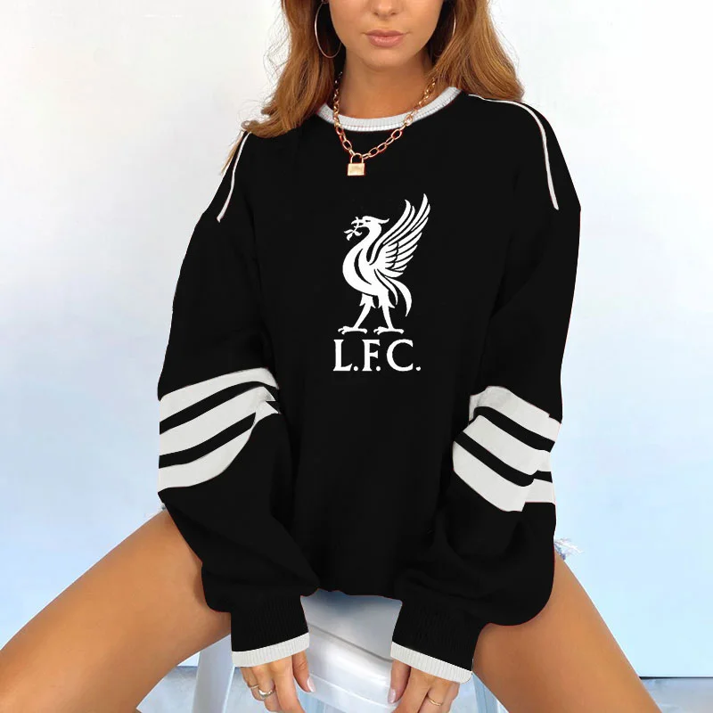 Women's Support Li Football Print Sweatshirt