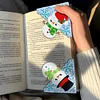 4Pcs Diamond Painting Christmas Snowman Corner Bookmark