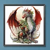 Diamond Painting-5D Full Round Drill Christmas Dragon