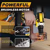 24 in 1 Cordless Drill Set 21V Brushless Electric Drill with Drill Bits
