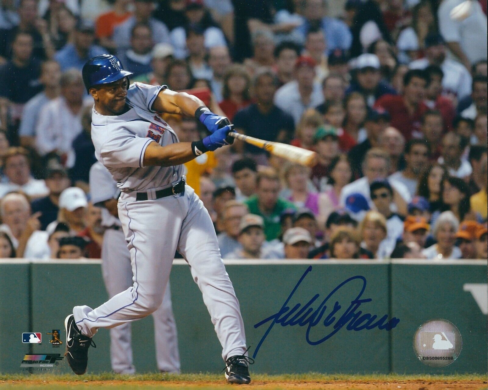 Signed 8x10 JULIO FRANCO New York Mets Autographed Photo Poster painting- COA