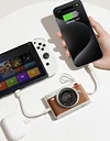 Camera Fast Charging Power Bank, Can Make Calls, Listen To Music, Take Photos And Other Rich Functions, Built-in Data Cable, Ultra-thin And Compact, Mini And Portable, 10000 MAh