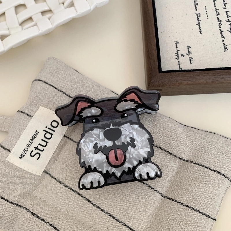 Women’s Cute Dog Arylic Hair Claws