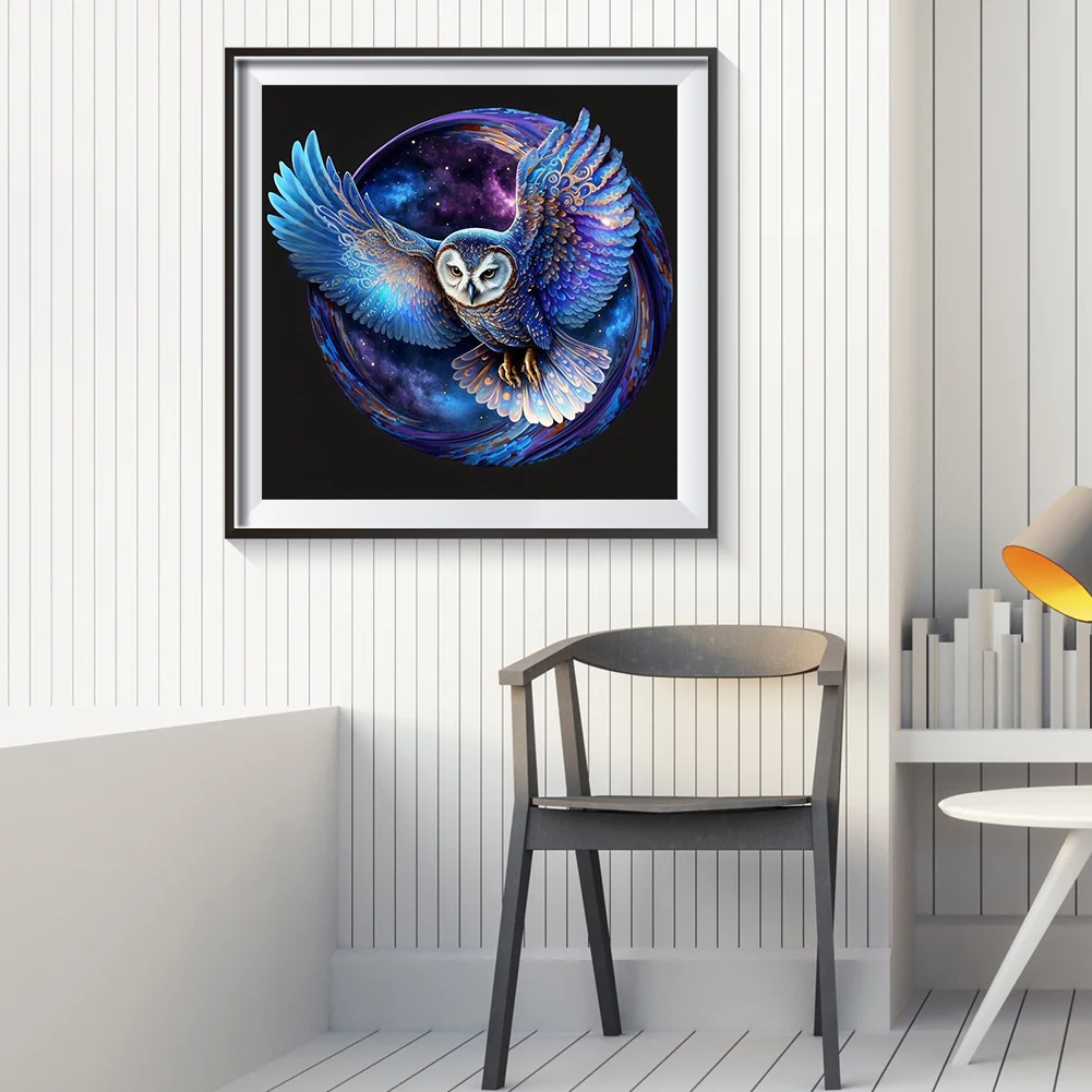 Diamond Painting - Full Round Drill - Owl(30*30cm)