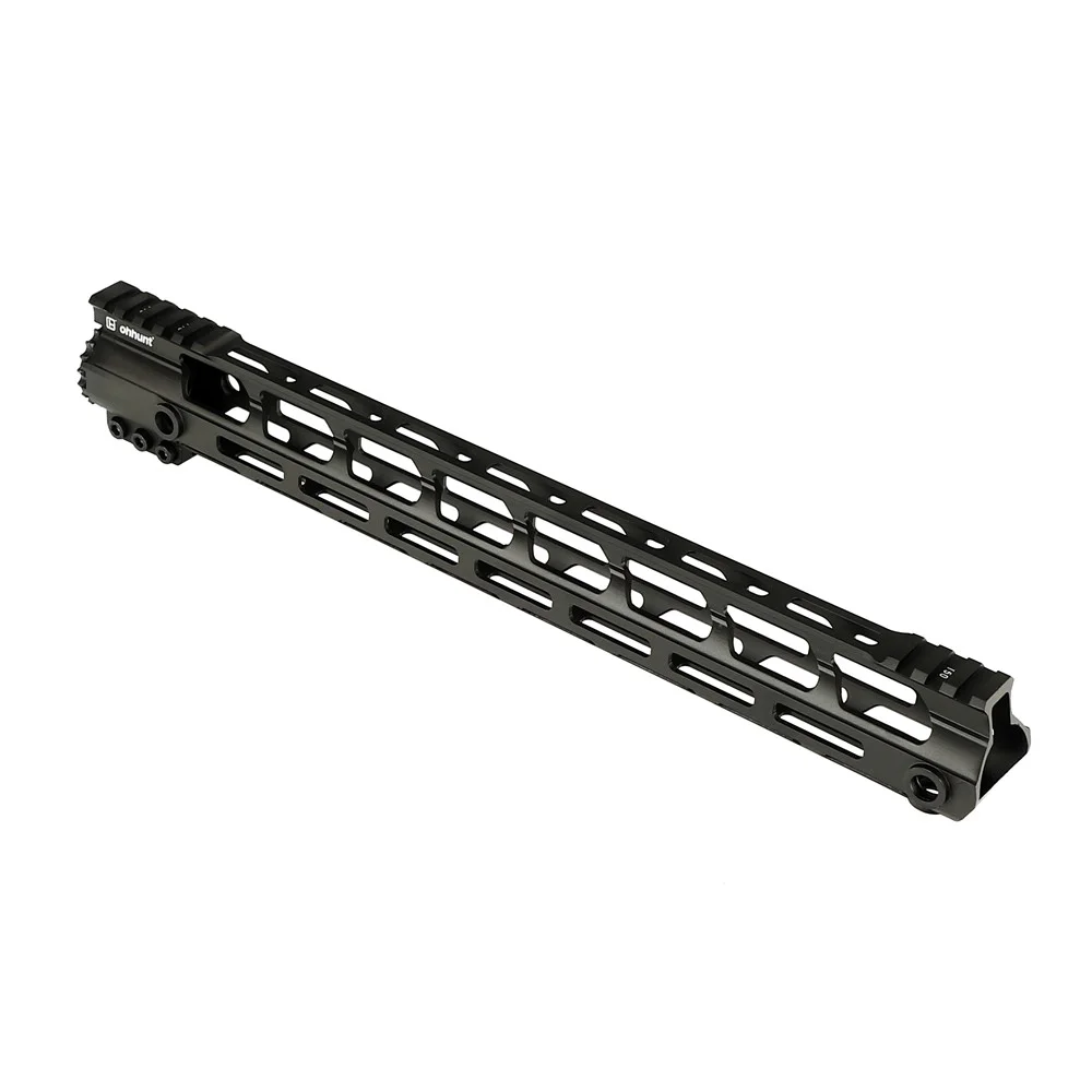 ohhunt Super Slim Lightweight Free Float M-LOK Handguard with Steel Barrel Nut