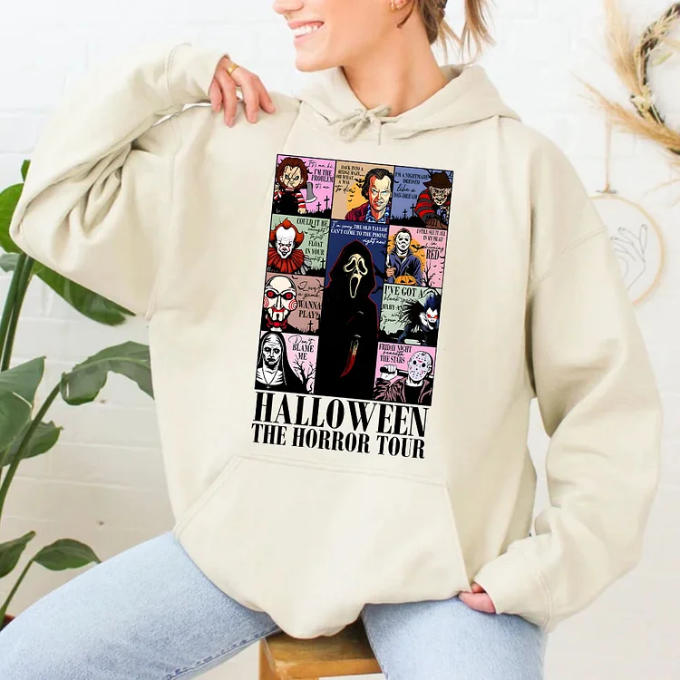Halloween The Horror Tour Sweatshirt, Horror Characters Lover Sweatshirt , Hoodie , Tshirt