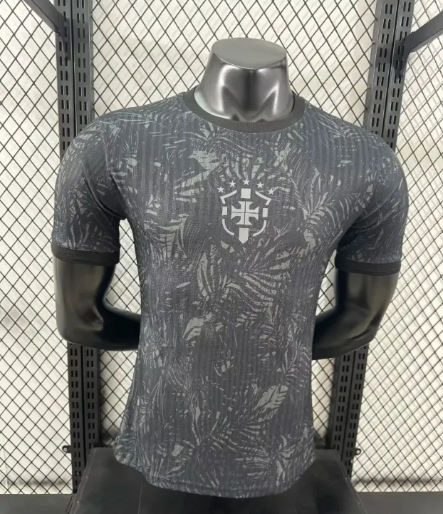 2425 season black and grey Brazil jersey