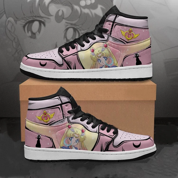 Kawaii Anime Pink Sailor Moon Sneakers BE512