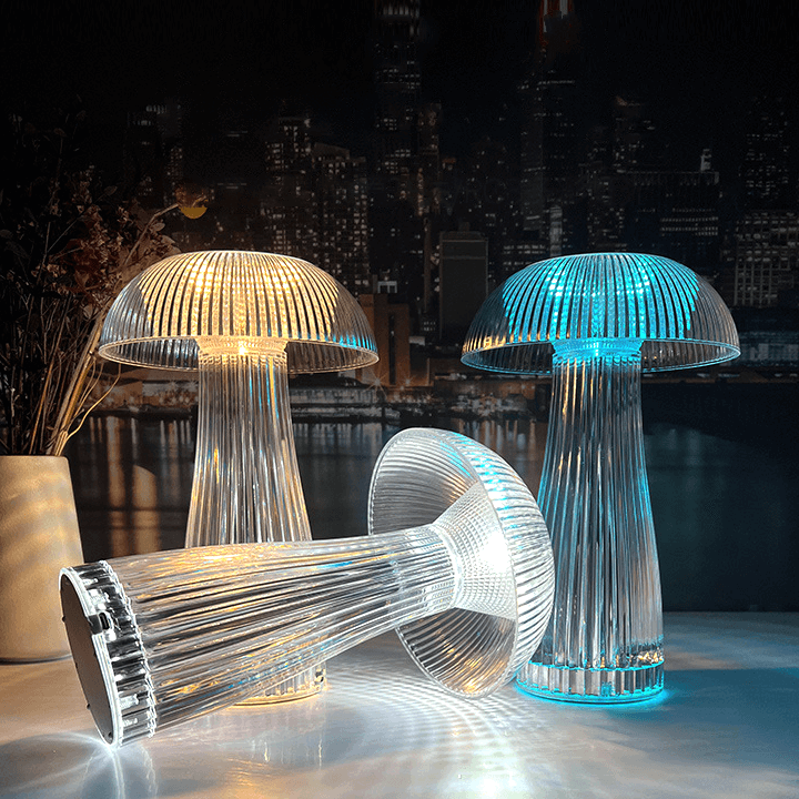 Rechargeable Crystal Jellyfish Table Lamp socialshop