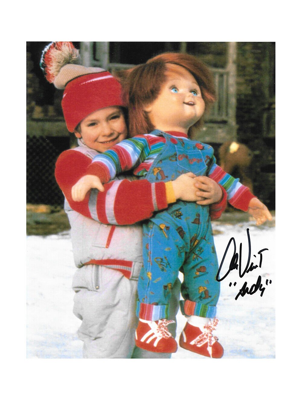 8x10 Child's Play Print Signed by Alex Vincent 100% Authentic + COA