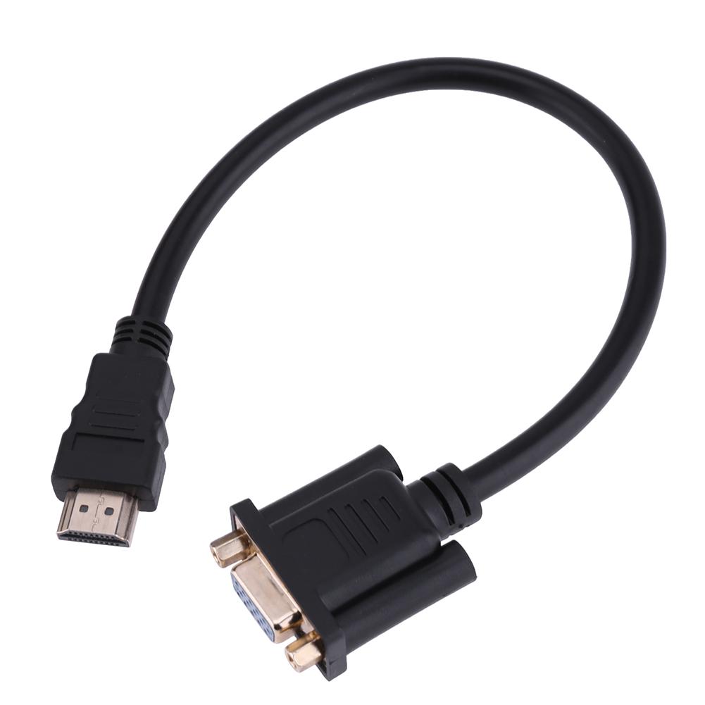 

HDMI Male To VGA D-SUB 15 Female Video Adapter Converter Cable For HDTV, 501 Original