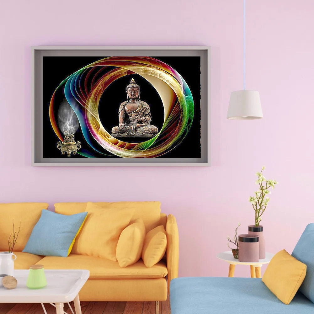 Diamond Painting - Full Round Drill - Buddha(40*30cm)