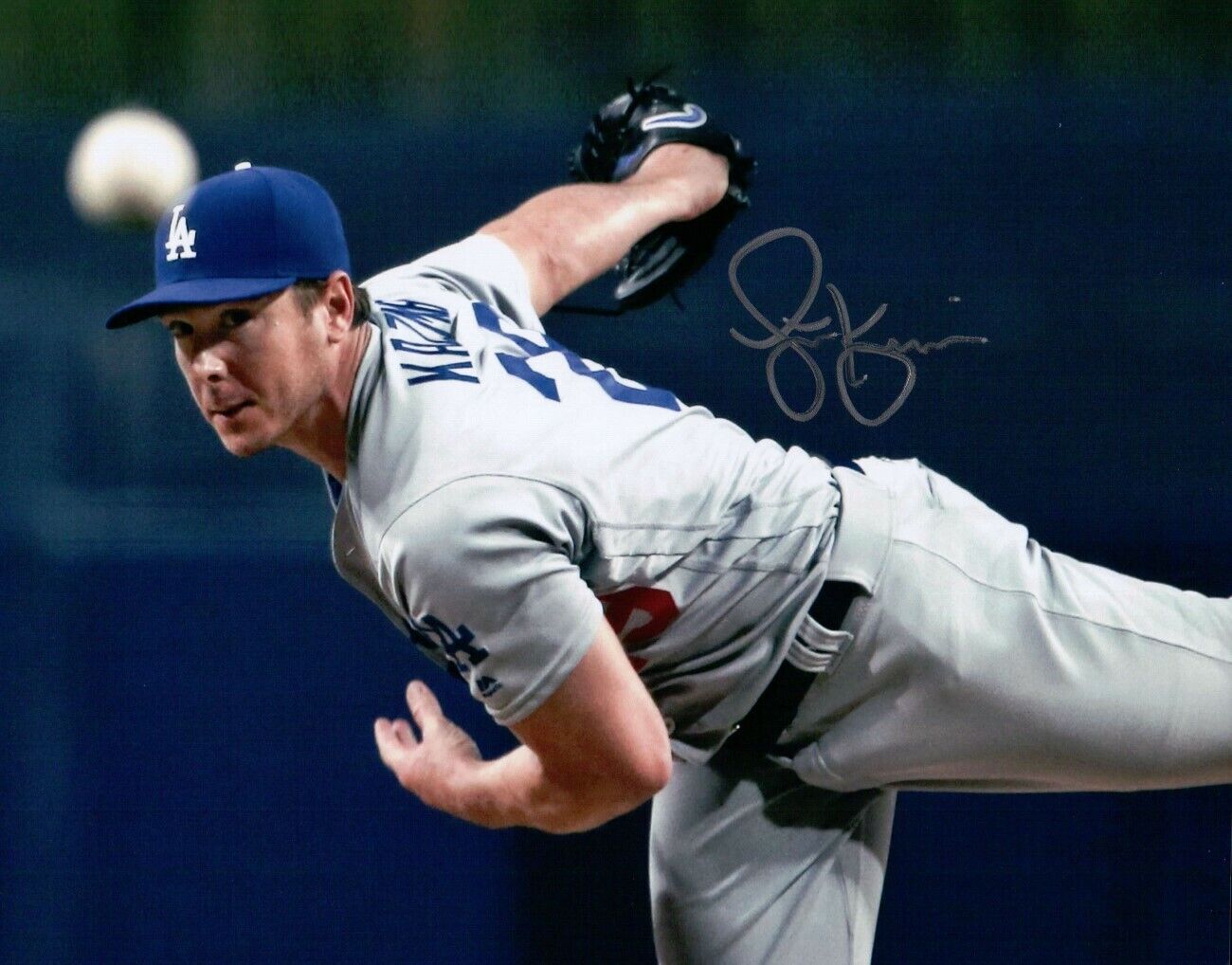 Scott Kazmir Signed Autographed 8X10 Photo Poster painting LA Dodgers Road Pitching COA