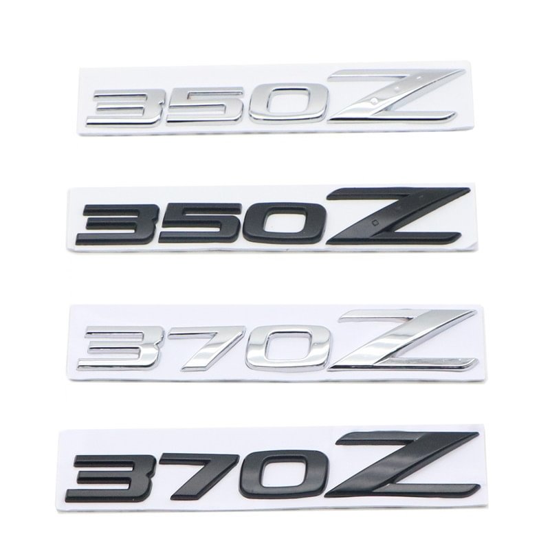 3D Metal Stickers Rear Emblem Badge Decals For Nissan Fairlady Z 350Z 370Z Z3 Z34 voiturehub dxncar