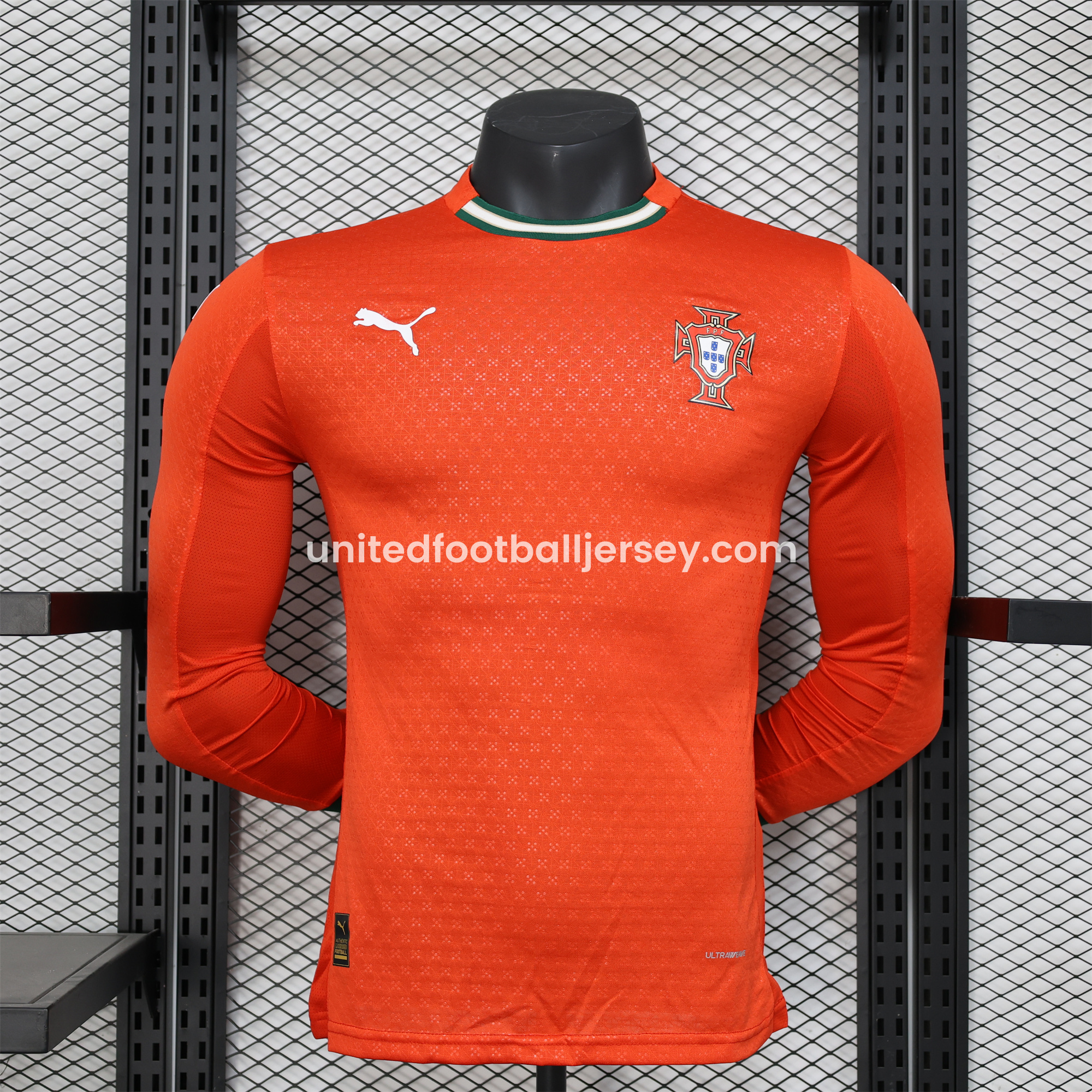 Portugal 2025-26 Home Long Sleeve Jersey - Player Version