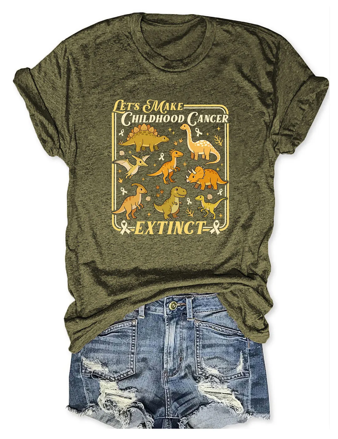 Let's Make Childhood Cancer Extinct T-shirt