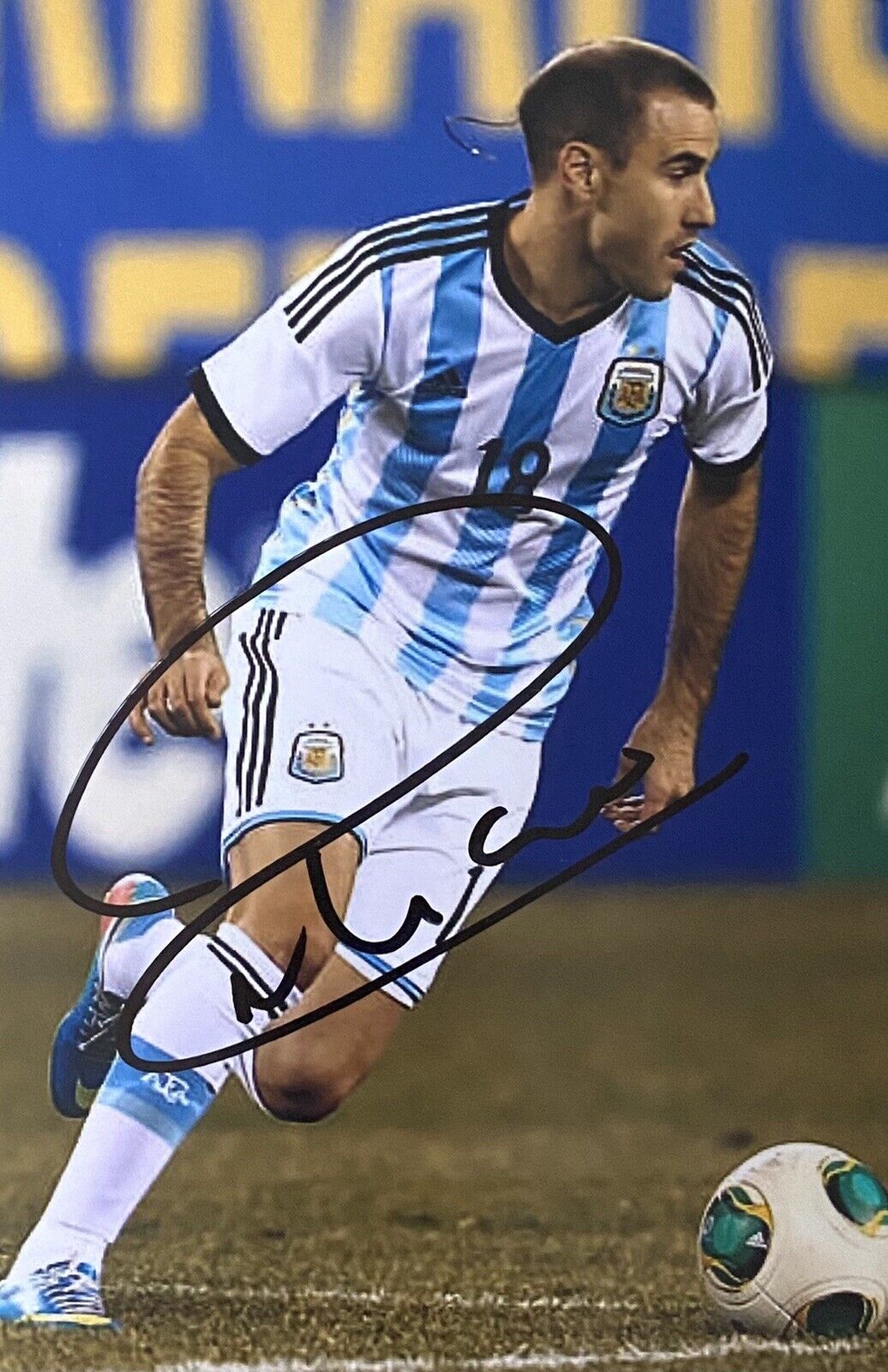 Rodrigo Palacio Hand Signed Argentina 6X4 Photo Poster painting, See Proof, 2