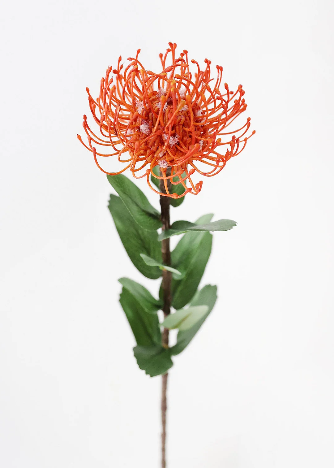 Flame Orange Artificial Protea Flower - 21"