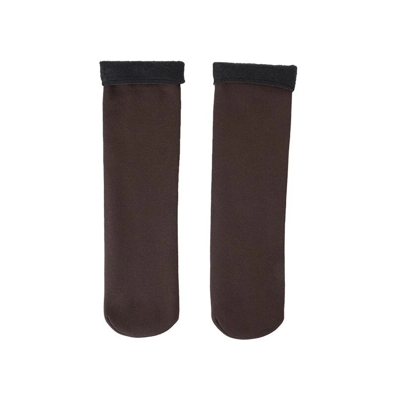 Winter Warmer Women Thicken Thermal Wool Cashmere Snow Socks Seamless Velvet Boots Floor Sleeping Socks for Fashion Women