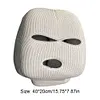 Halloween Spoof Face Funny Car Headrest Cover Decoration for Most Cars (White)