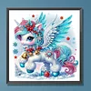 Cartoon Einhorn 5d DIY Diamant Kunst Malerei Kits Teilbohrer Edelstein Kunst 30x30cm
