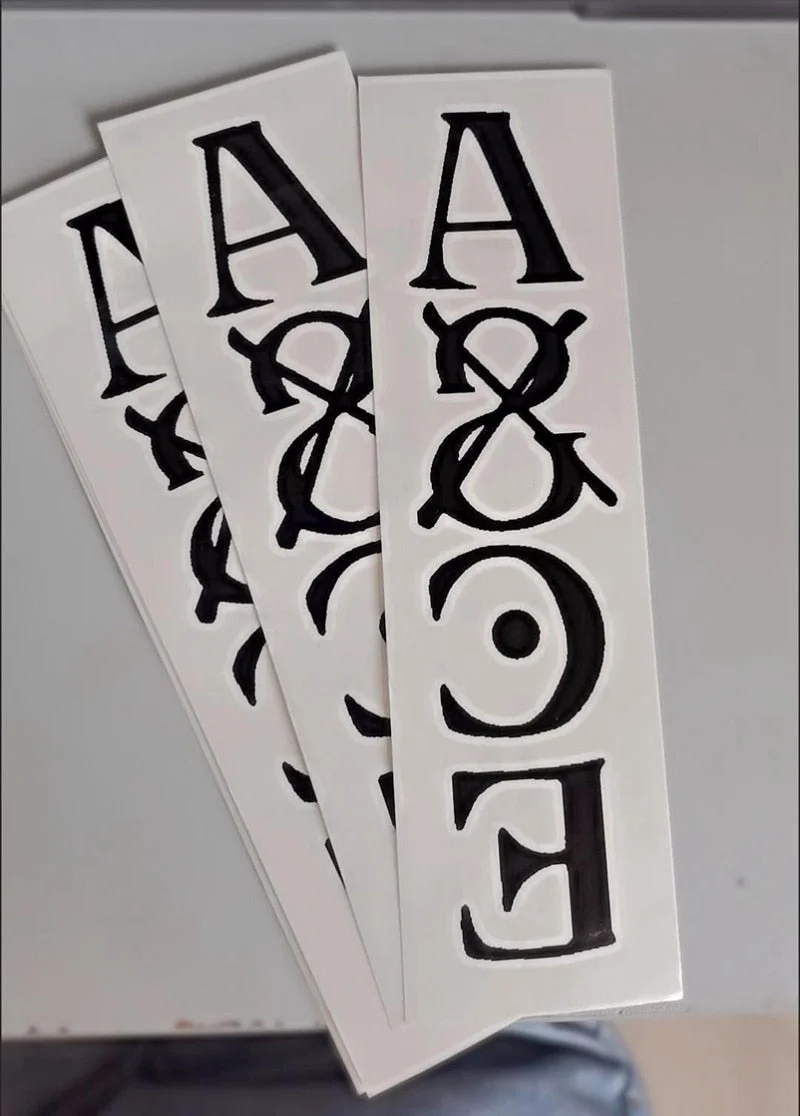 Anime Fire Fist English Tattoo Sticker Men and Women Arm Waterproof Cool Letter Art Fake Tattoo Finger Hand Back Tattoo Sticker