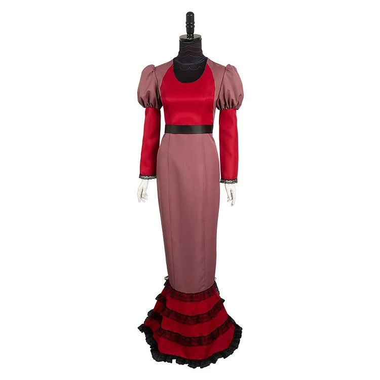 Hazbin Hotel (2024) Rosie Red Dress Cosplay Costume Outfits Halloween Carnival Suit