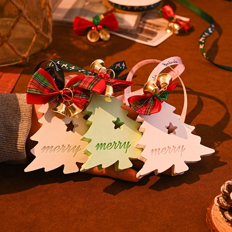 Christmas Sweet IG Style Christmas Tree Bell Gypsum Pendant Home Fragrance