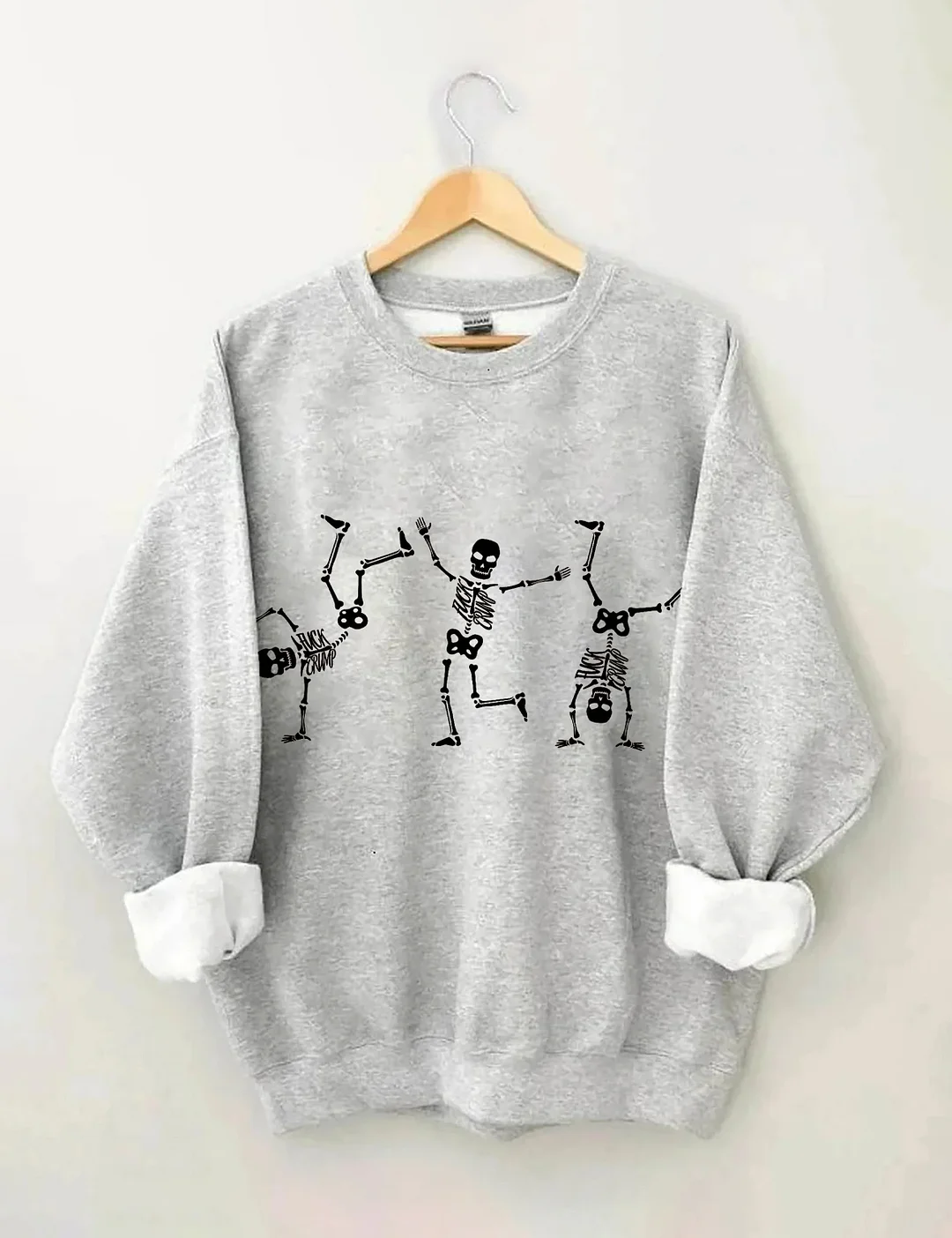 Slightly Subtle FDT Halloween Skeleton Sweatshirt