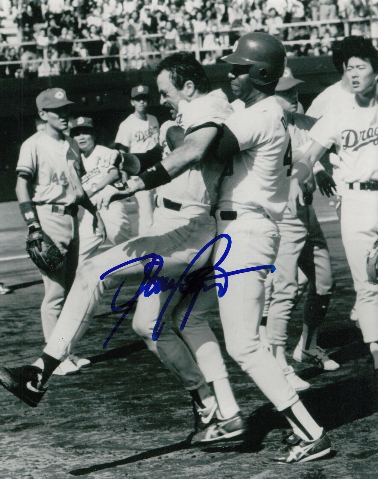 DENNIS HAYSBERT signed (MR BASEBALL) Movie 8X10 *Max Dubois* (PROOF) W/COA #2