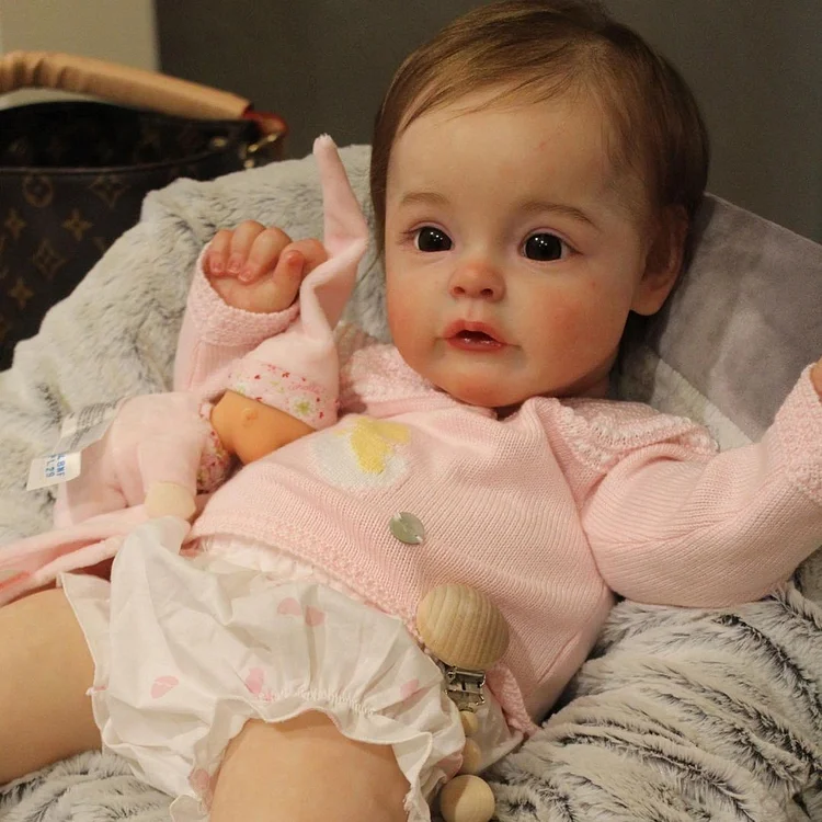 GSBO-Cutecozylife-22" Reborn Baby Doll That Look Real Girl Named Angelo,Christmas Gift For Kids