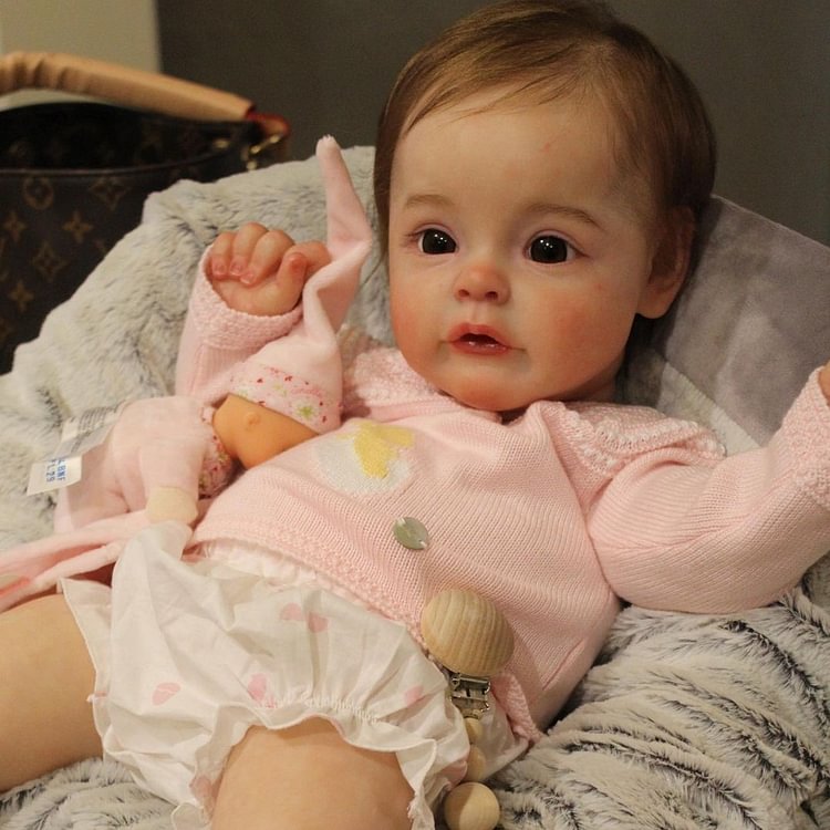 22" Reborn Baby Toddler Doll That Look Real Girl Named Angelo,Holiday Gift For Kids Rebornartdoll® Rebornartdoll®