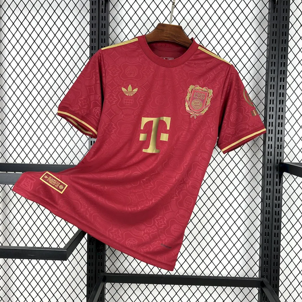 2024-2025 Bayern M&uuml;nchen 125 Anniversary Football Shirt 1:1 Thai Quality- Maxi Kit