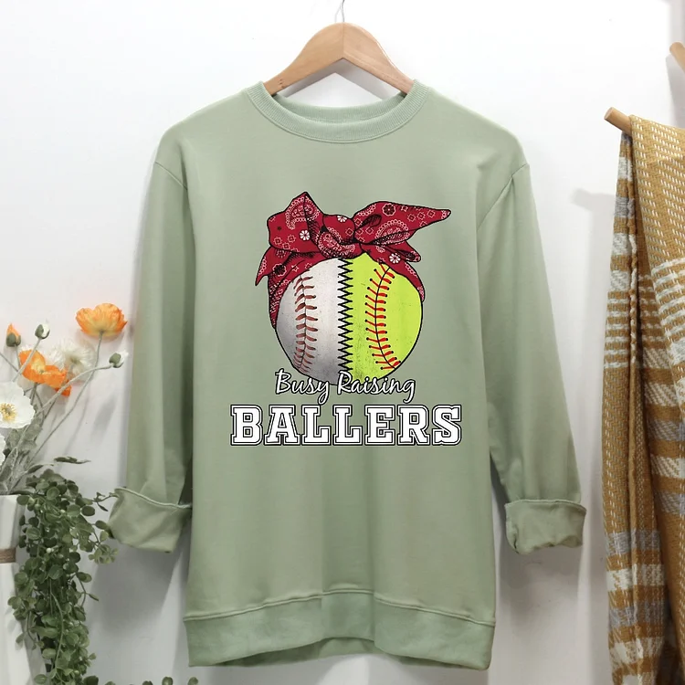 softball Women Casual Sweatshirt-Annaletters