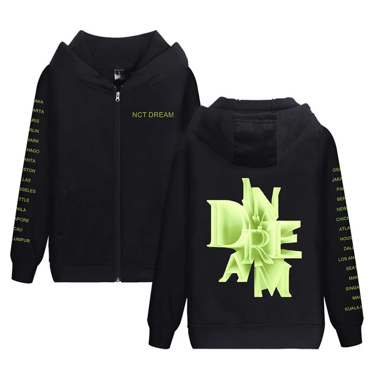 NCT DREAM 2023 World Tour THE DREAM SHOW2 : In A DREAM City Zip-Up Hoodie