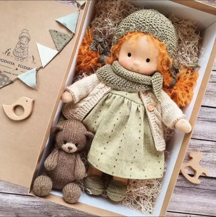 (New) Handmade Waldorf Doll - Stacy